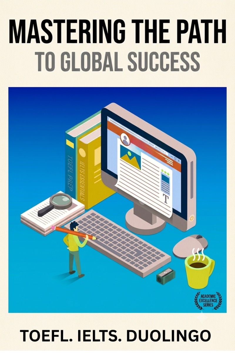 TOEFL IELTS DUOLINGO Made Easy本电子书教你托福、雅思、多邻国备考轻松搞定！
