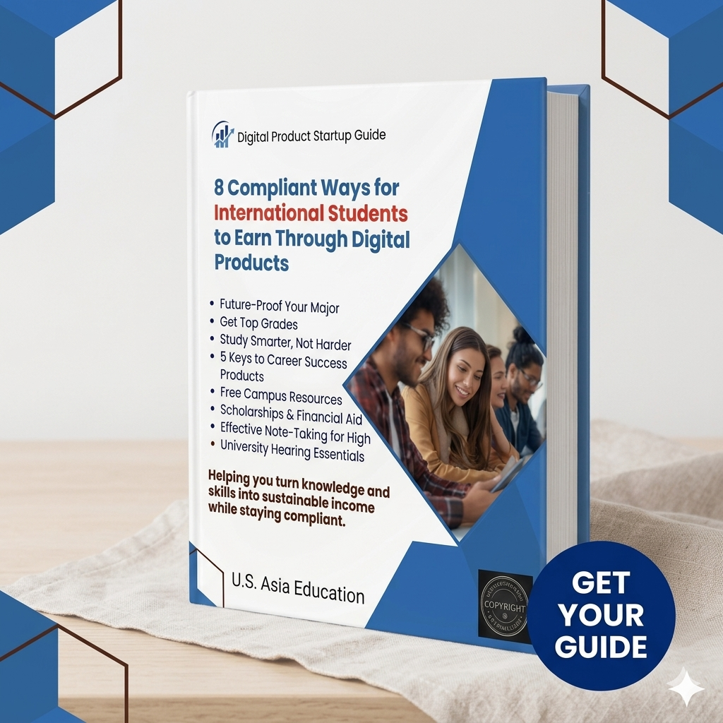 Eight Compliant Ways for International Students to Earn Through Digital Products