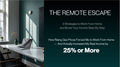 The Remote Escape - Three Strategies to Work From Home and Boost Your Income by 25%